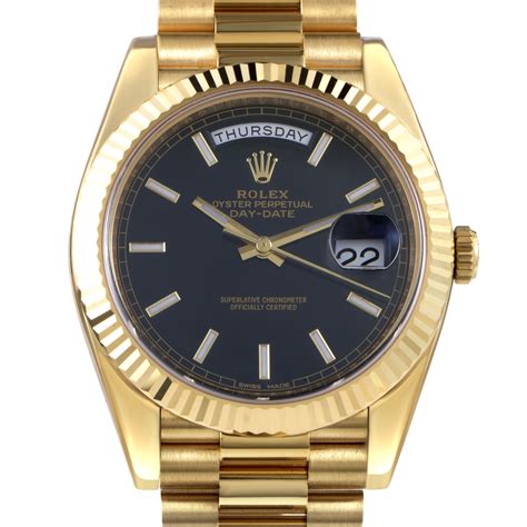 rolex oyster perpetual day date ii yellow gold-president|rolex day date president 40mm.